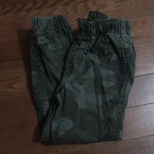 Boys camouflage joggers